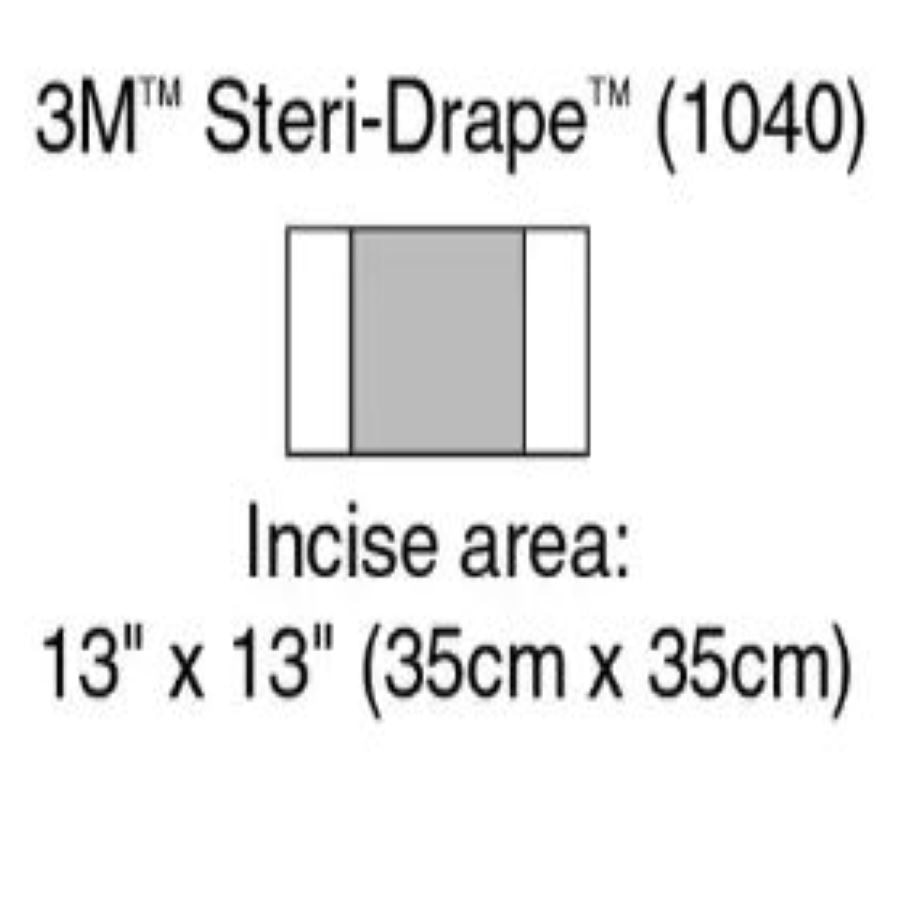 Steri-Drape 13x13" incise Drape