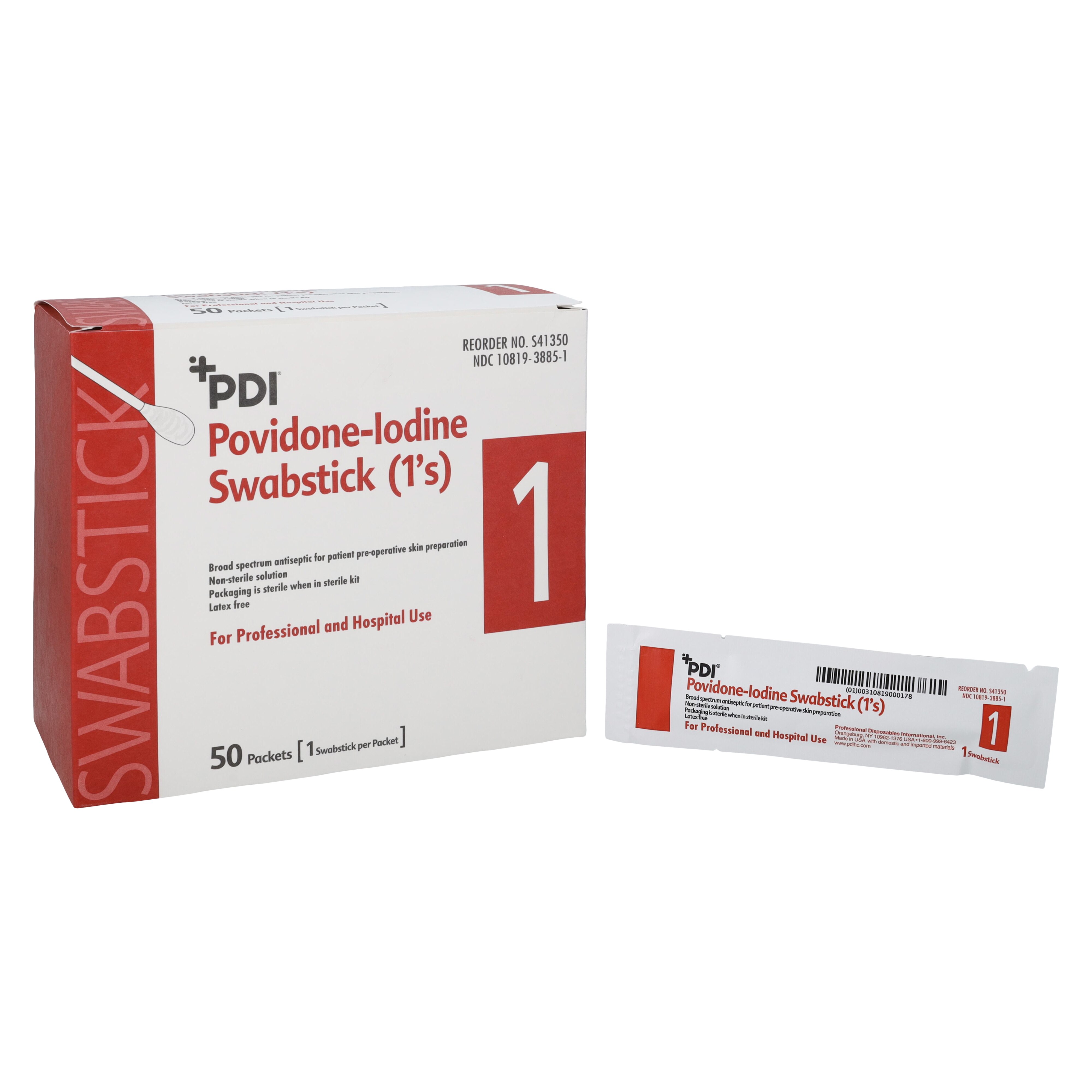 Surgical Prep Swabstick 1's 4"