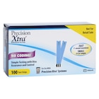 Precision Xtra Blood Glucose Test Strip CLIA Waived 100/Bx