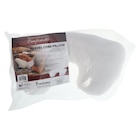 Travel Core Positioning Pillow 18 in x 9 in Plastic White Reusable Ea