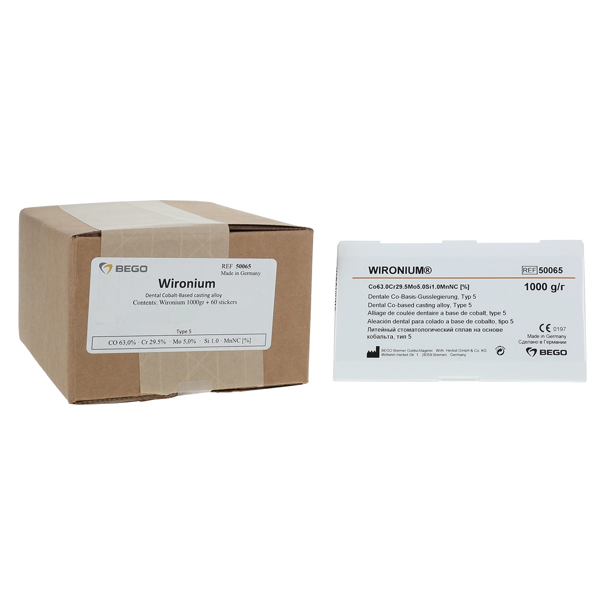 Wironium Chrome Cobalt Alloy Partial Denture Alloy Ea