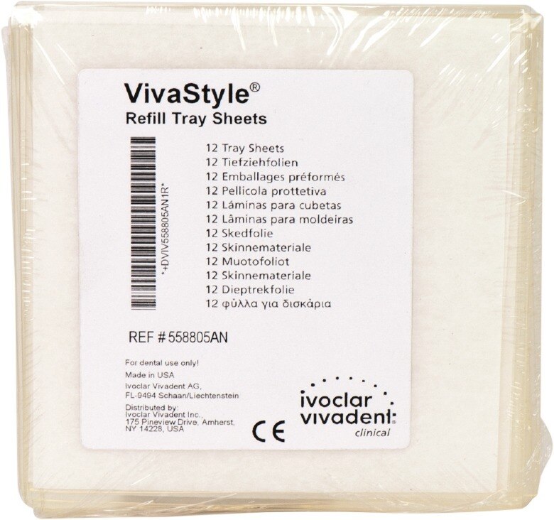Vivastyle Tray sheets - Verpakking, 12 stuks