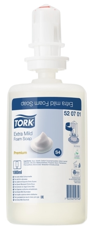 Tork Foam zeep - Extra mild 6x1000ml - 520701