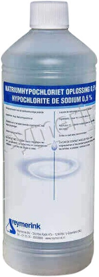 Natriumhypochloriet 0,5% - Fles, 1 liter