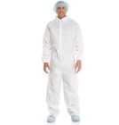 Staff Coverall 3 Layer SMS Large White 24/CA
