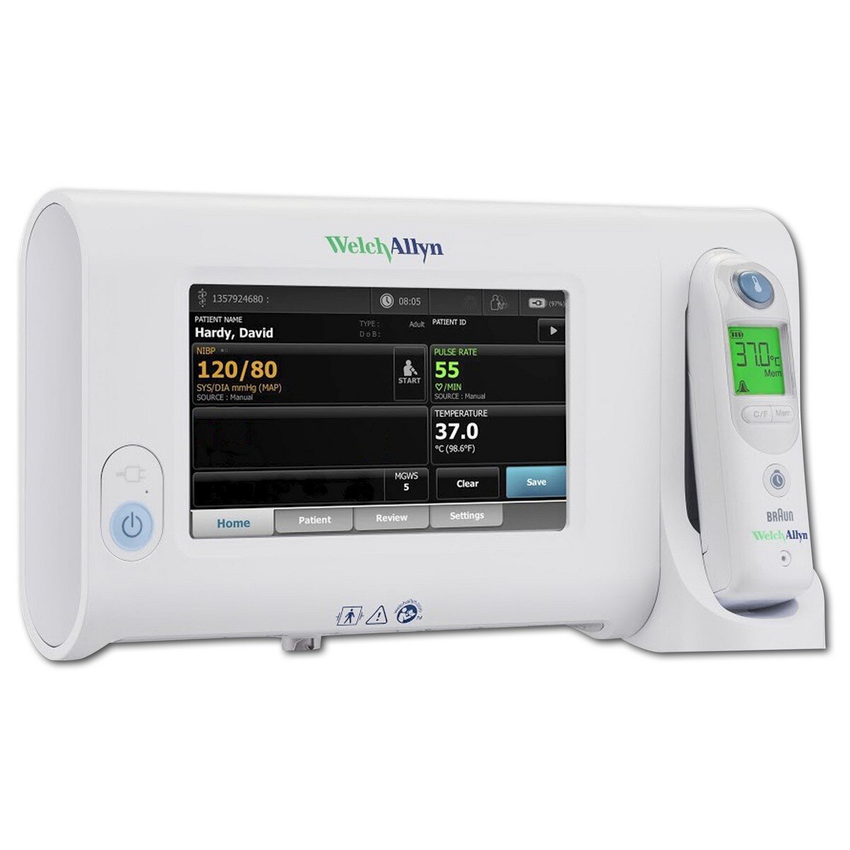 CSM 7100 + 30 minuten bloeddrukmeter en temperatuur - csm 7100 bloeddruk + temperatuur