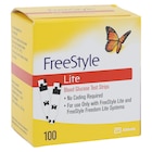 Freestyle Lite Blood Glucose Test Strip CLIA Waived 100/Bx