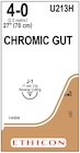Suture 4-0 27" Chromic Gut Monofilament J-1 Brown 36/Bx