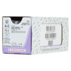 Vicryl Suture 4-0 18" Polyglactin 910 Braid PS-4 Undyed 12/Bx