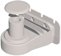 Zirc E-Z Access Shelf Wall or Cabinet Mount Beige Ea