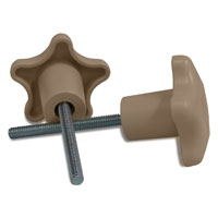 EZ Access Shelf Bolt Beige 2/Pk