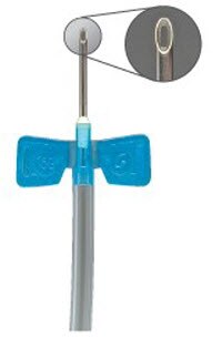 AV Fistula Needle Buttonhole Fxd Wng Single Pack Bulk 15gx1-1/4" W/ StrPk 250/Ca