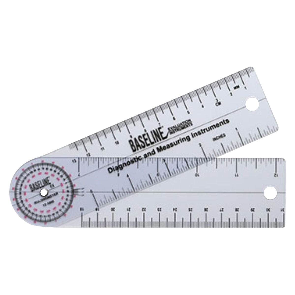 Baseline ROM Goniometer Rulongmeter Style Joint 6" 360 Degree Range