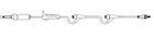 IV Administration Set Needleless Y-Injection Site 83" 15 Drops/mL 17mL 50/Ca