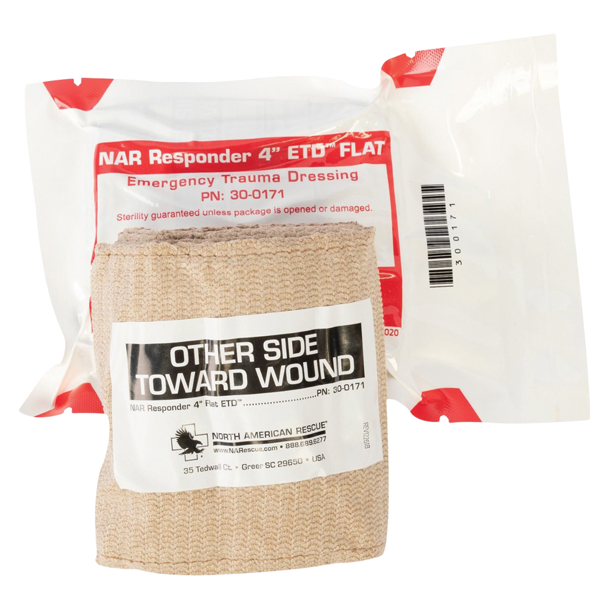 Responder Emergency Trauma Dressing White