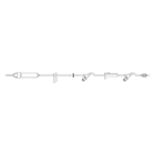 IV Administration Set Needle-Free Needle Free Injection Site 105" 15 Drops Ea