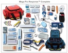 Mega Pro Response Trauma Response Bag 20x15.5x9" Nvy Zpr Adj/Dtchbl Slng Strp