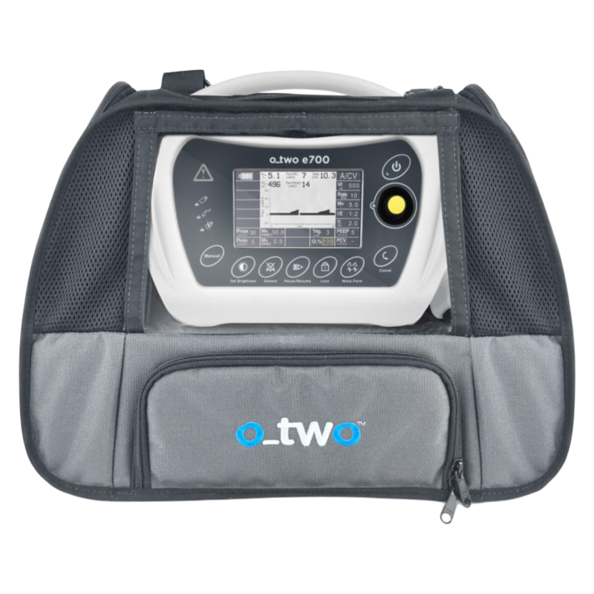 Carry Case Black/Gray Velcro Closure Adjustable Shoulder Straps