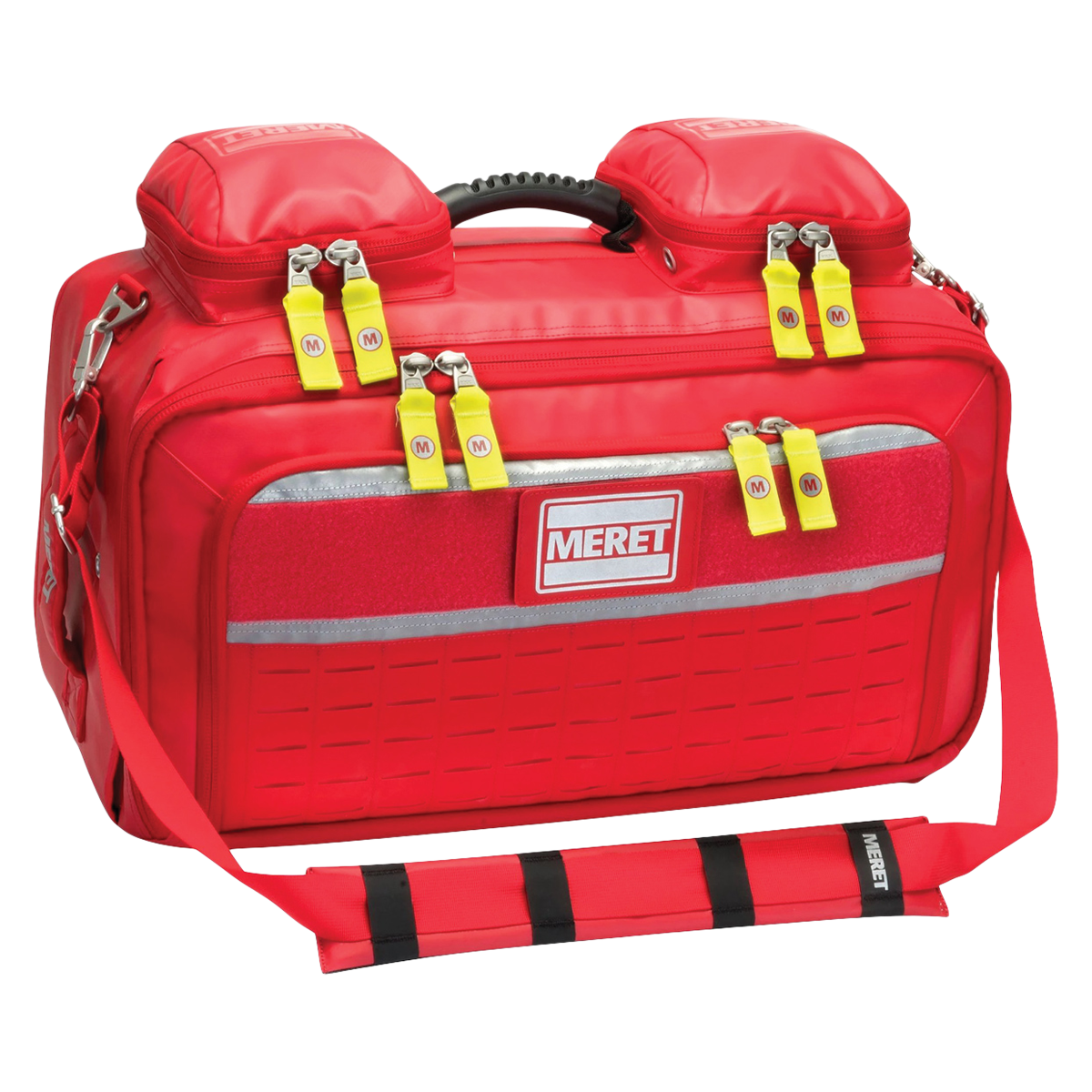 Meret Omni Pro BLS/ALS Bag 15x22x9.5" Red SolidGrip Main Handle