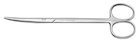 Prepareerschaar Metzenbaum (IUD), gebogen - standaard 23 cm