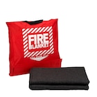 Fire Blanket Gray Wool 62x84"