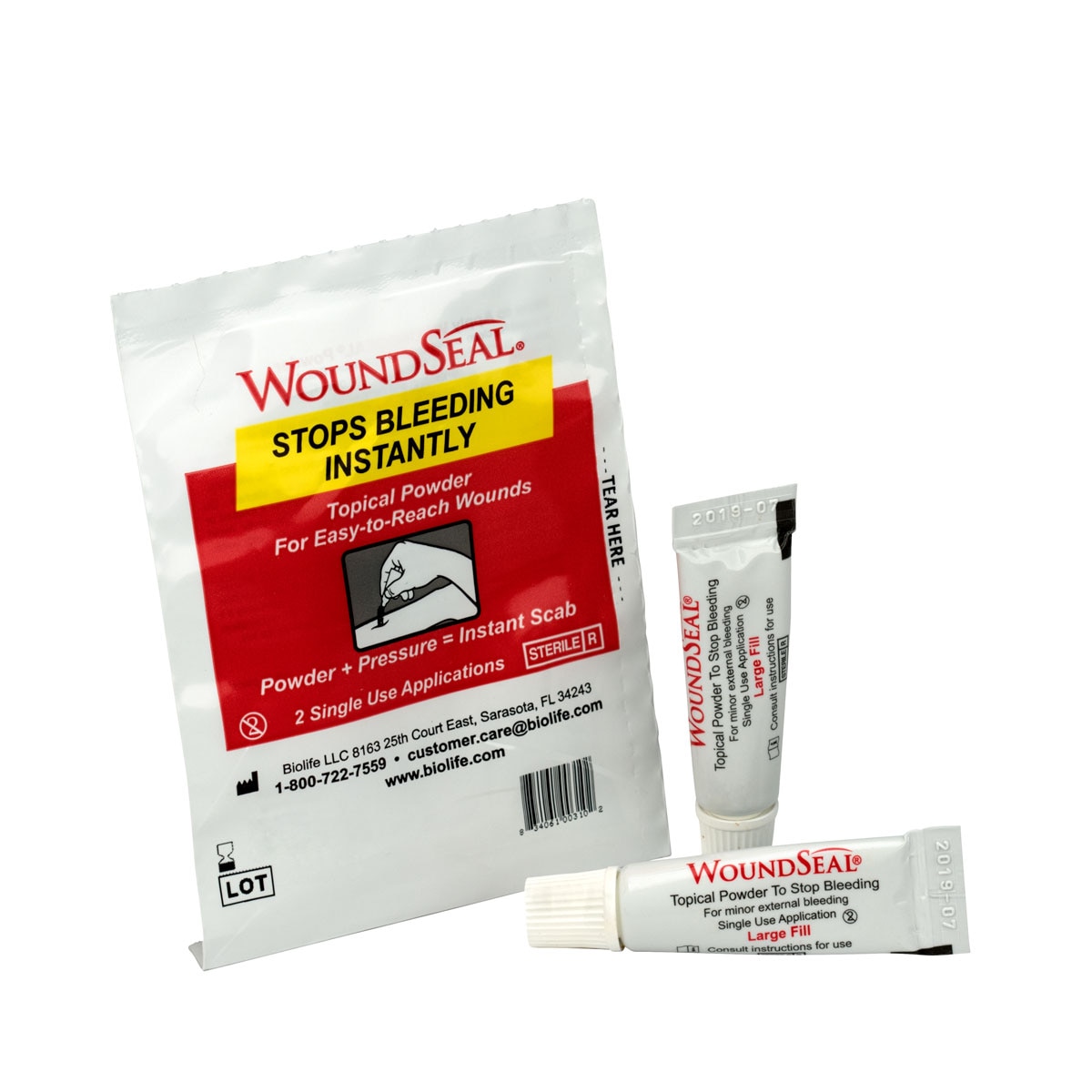 WoundSeal Blood Clotter Powder Hemostatic Agent