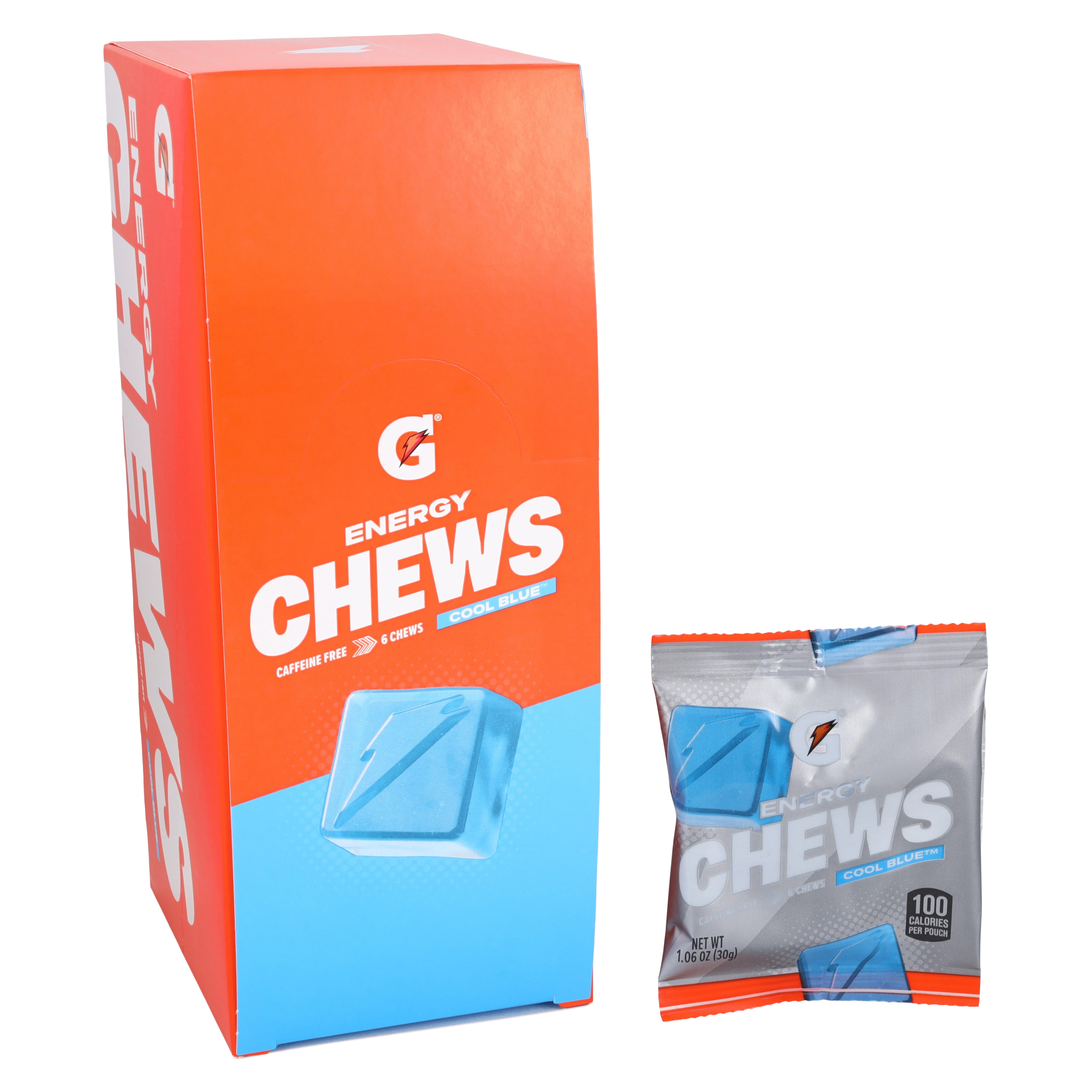 Gatorade Energy Chews Cool Blue Pouch 16/Ca