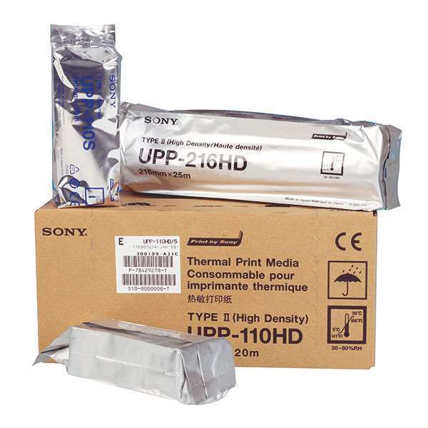 Printer papier echo-systemen - UPP216HD, per 5 rollen, alternatief voor KB65HM