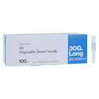 Needle Plastic Hub 30 Gauge Long Blue 100/Bx