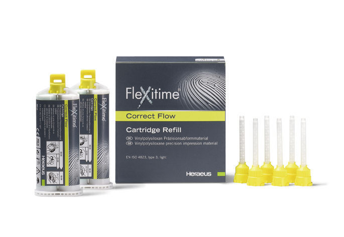 Flexitime Correct Flow cartridge - 2x 50 ml + tips