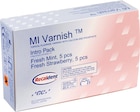 MI Varnish - Intropack - Elk 5x 0,4 ml aardbei en mint + 20 borsteltjes