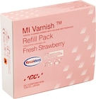 MI Varnish - navulling - Aardbei, 35 x 0,5 ml + 50 borsteltjes