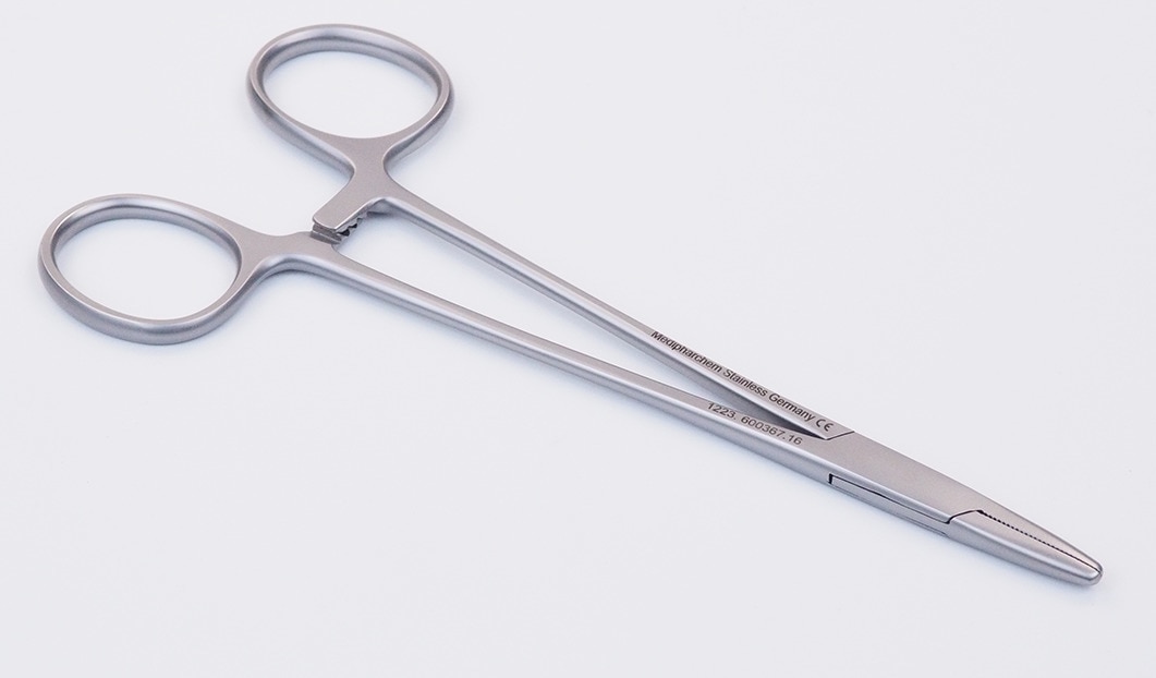 Naaldvoerder Mayo Hegar linkshandig A-kwaliteit - 16 cm