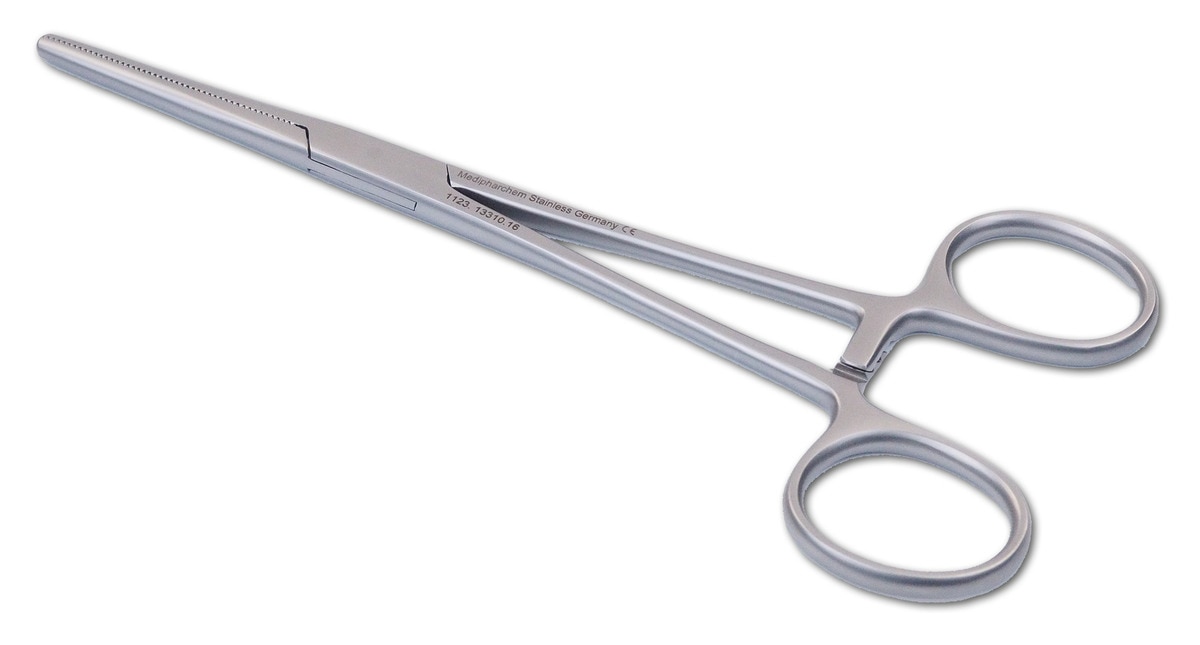 Arterieklem Pean, recht - A-kwaliteit 16 cm