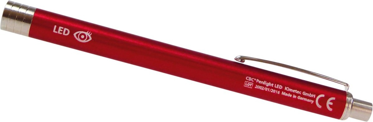 Penlight aluminium LED - rood
