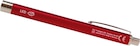 Penlight aluminium LED - rood