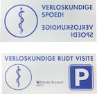 Bordje verloskundige rijdt visite - per stuk