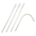 Comfort Plus Saliva Ejectors Clear / White Tip 100/Bg