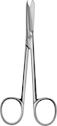 Schaar hechtdraad recht - Lengte 12 cm, 866