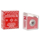 Articulatiepapier micro-dun rol in dispenserbox - Rood, 22 mm x 10 m, BK 16
