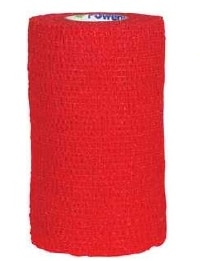 PowerFlex Compression Tape Elastic 3"x6yd Red Non-Sterile 16/Ca