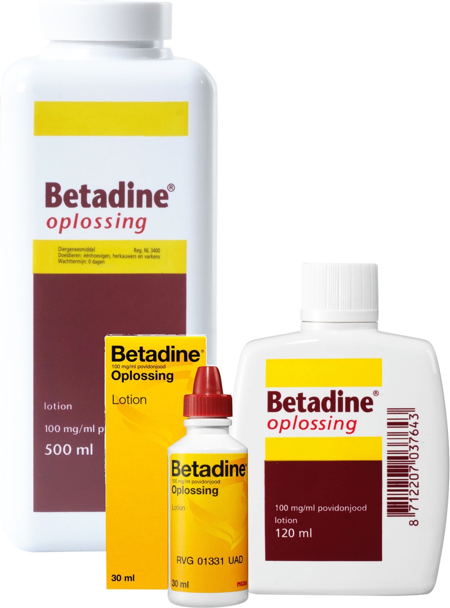 Betadine jodium RVG 01331 - fles 30 ml