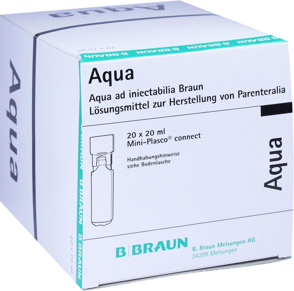 Steriel water voor injectie - 20 ml ampullen 20 stuks