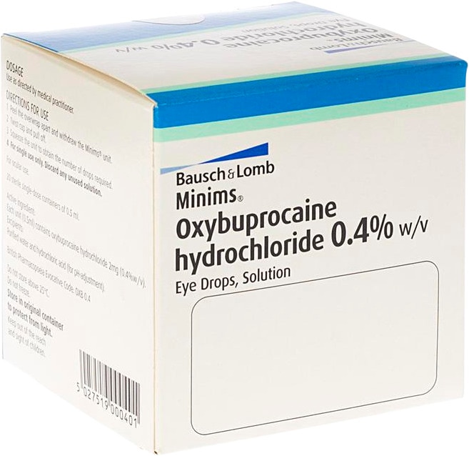 Minims Oxybuprocaine 0,4% - 20 x 0,5ml