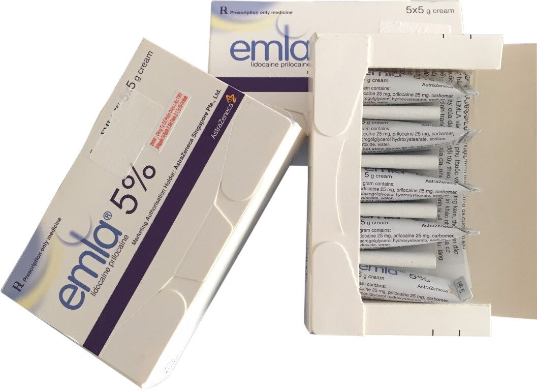 Emla crème - 5 tubes van 5 gram