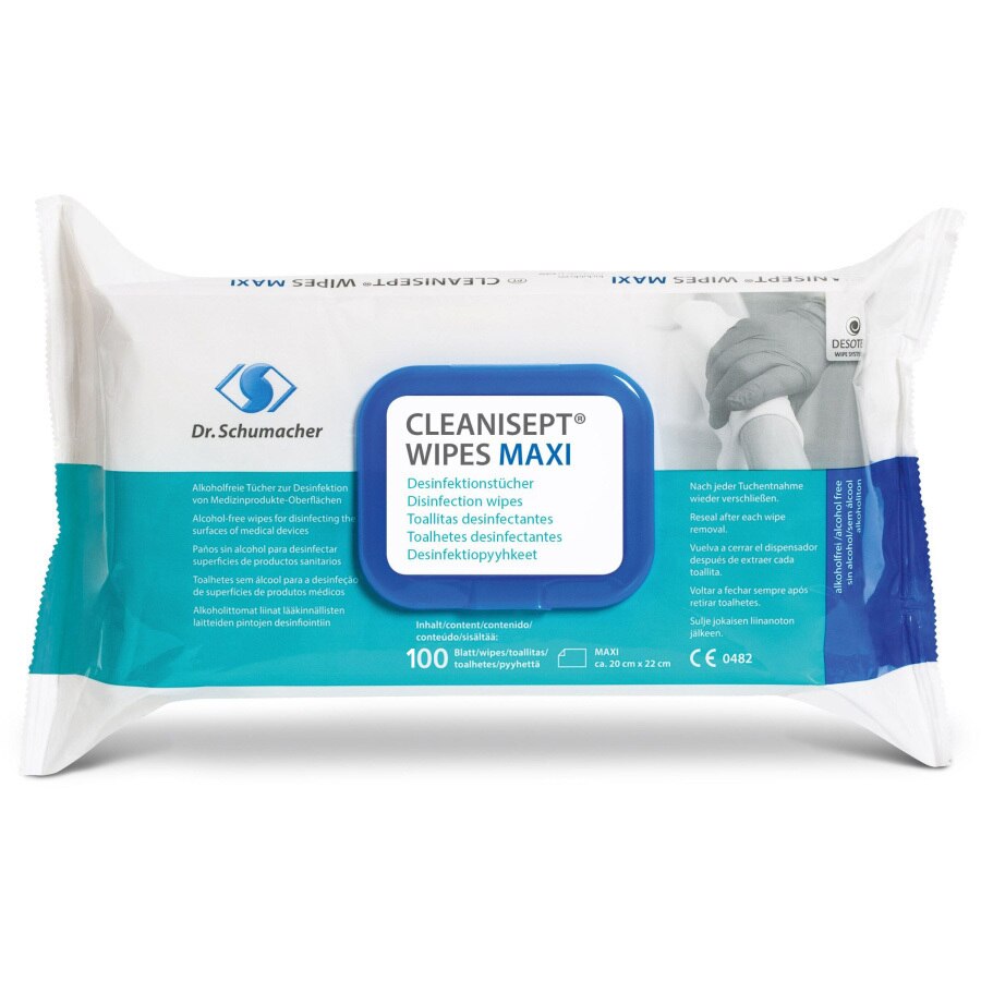 Cleanisept Wipes Maxi - 1 pak à 100 doekjes