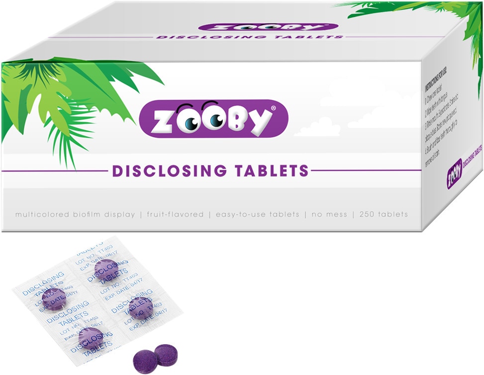 Zooby Disclosing Tablets - Box 250 stuks