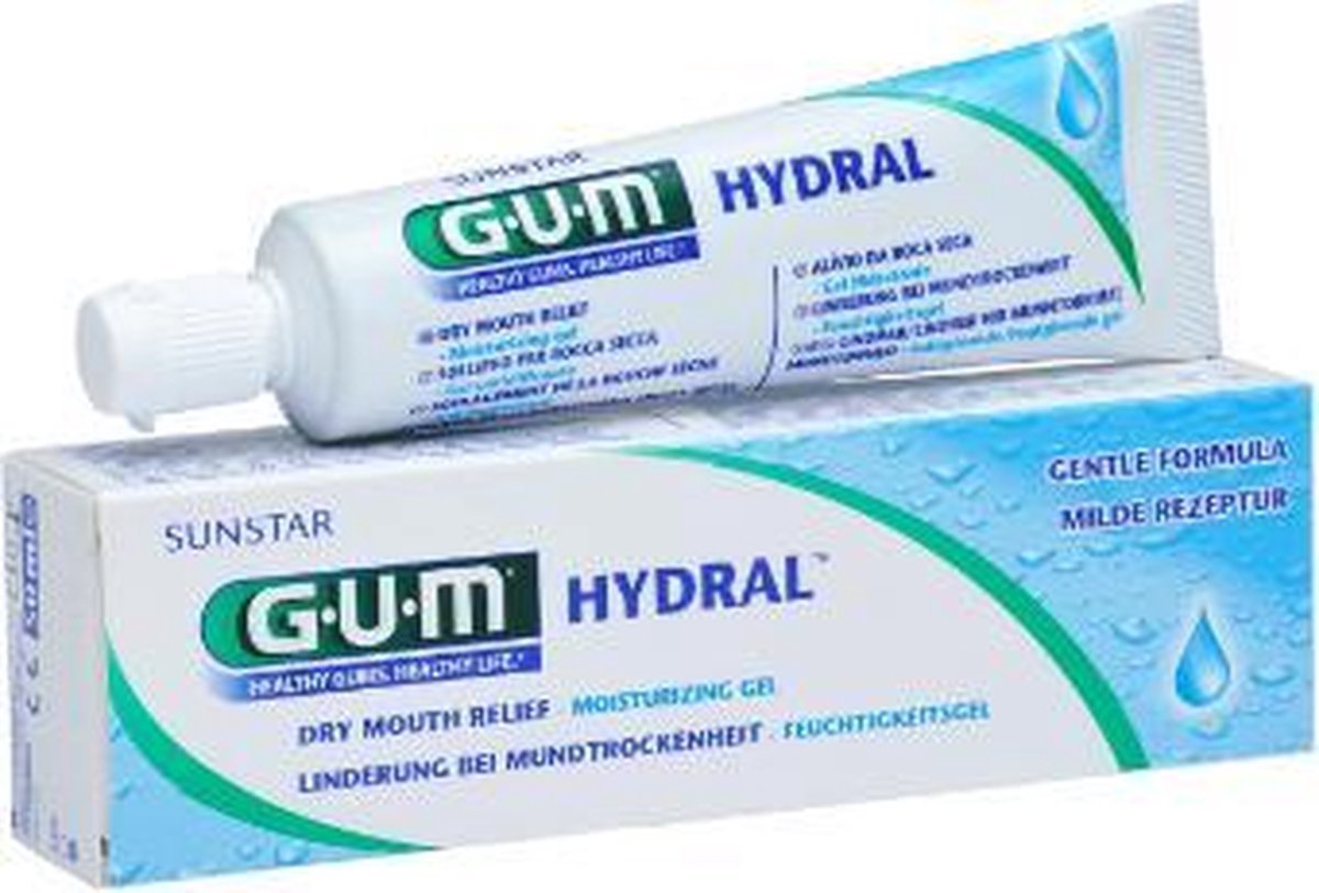 GUM Hydral Gel - Verpakking, 6x 50 ml