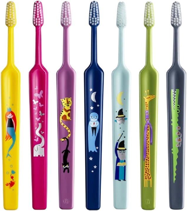 Tandenborstel Kids x-soft - Verpakking, 14 stuks