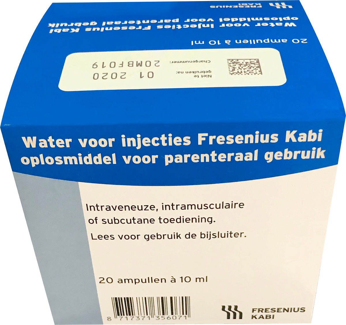 Steriele water ampullen - 20 x 10 ml